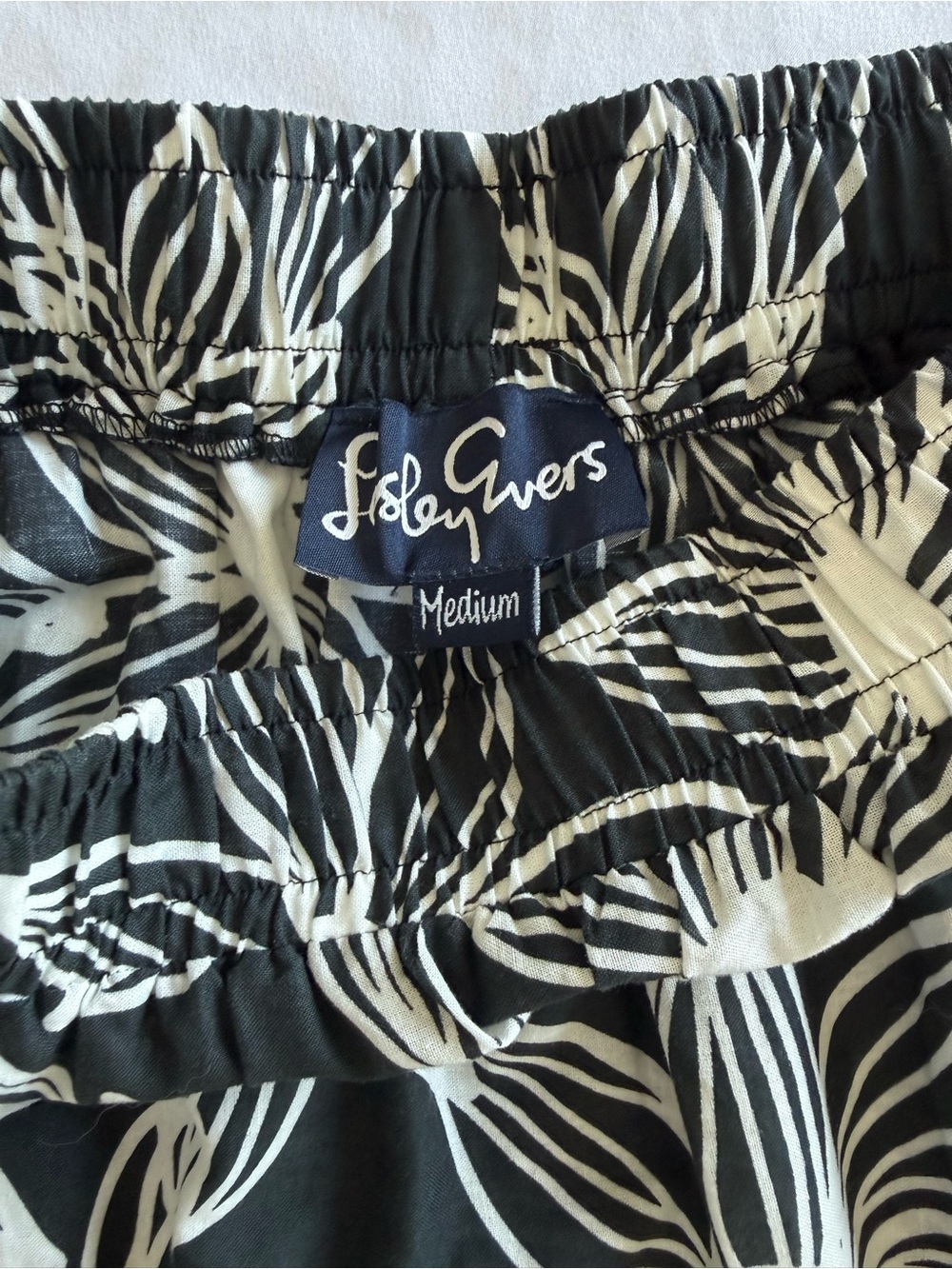 Black and White Floral Maxi Skirt - Elegant Tiered Design - Picture 3 of 6